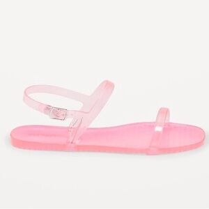 OLD NAVY Shiny-Jelly Double Strap Sandals